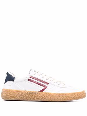 Puraai low-top lace-up trainers - White