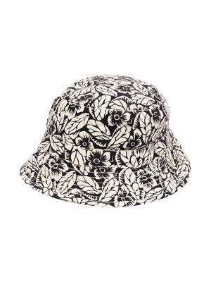 Bonpoint floral-print bucket hat - Black