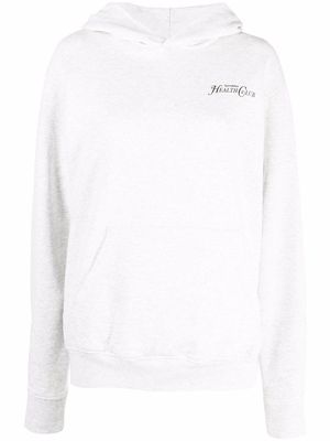 Sporty & Rich Health Club logo-print hoodie - Grey