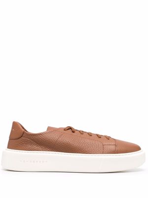 Henderson Baracco flatform lace-up sneakers - Brown