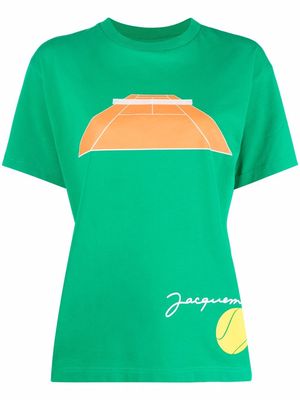 Jacquemus Tennis graphic-print T-shirt - Green