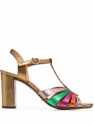 Chie Mihara Balta caged sandals - Gold