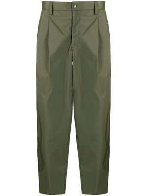 Kolor cropped cigarette trousers - Green