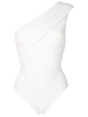 Haight one shoulder one-piece - White