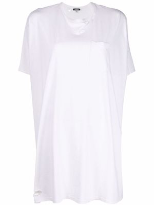 R13 oversized cotton T-shirt - White