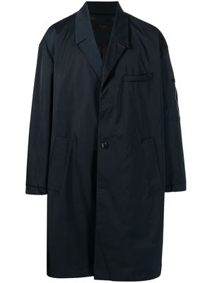 SONGZIO Technical Drop oversized coat - Blue