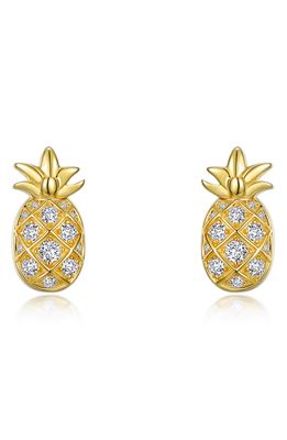 Lafonn Simulated Diamond Pineapple Drop Earrings in White