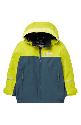 Helly Hansen Kids' Shelter 2.0 Waterproof Jacket in Lav Green