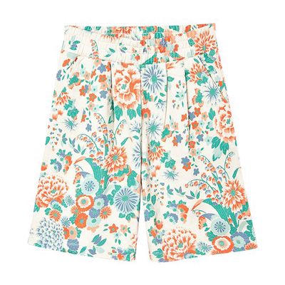 Palmdale shorts in printed cotton fleece