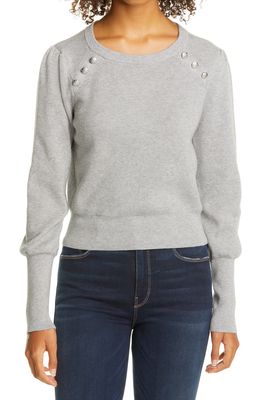 Veronica Beard Saoirse Sweater in Grey Melange
