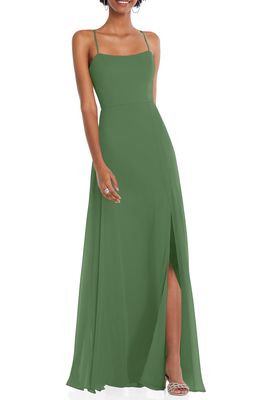 After Six Convertible Tie Evening Gown in Vineyard Green