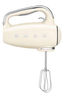 smeg '50s Retro Style Hand Mixer in Cream