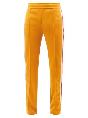 Wales Bonner - Sunlight Side-stripe Fleece-jersey Track Pants - Mens - Yellow