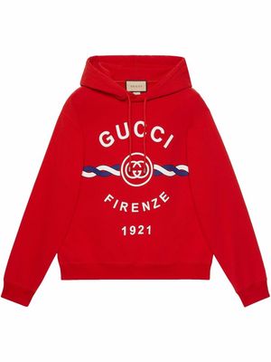 Gucci Firenze 1921 hoodie - Red