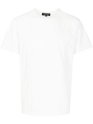 Comme Des Garçons Homme Deux strap-detailing T-shirt - White