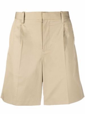 A.P.C. mid-rise cotton chino shorts - Neutrals