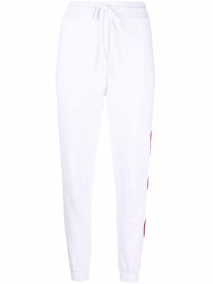 Love Moschino heart-detail track pants - White