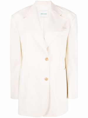 Low Classic single-breasted blazer - White