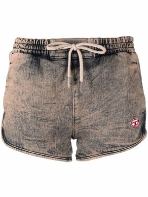 Diesel D-Sunny JoggJean track shorts - Neutrals