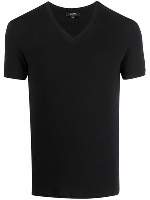 Balmain V-neck short-sleeved T-shirt - Black