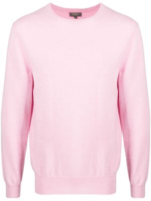 N.Peal crew neck cashmere jumper - Pink