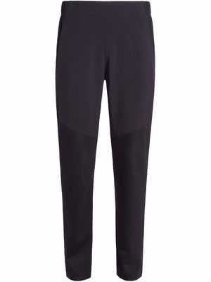 Z Zegna slim-fit two-tone trousers - Black