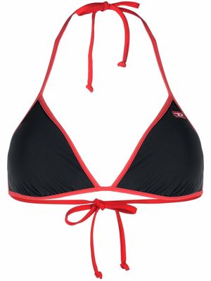 Diesel BFB-Sees triangle bikini bra - Black
