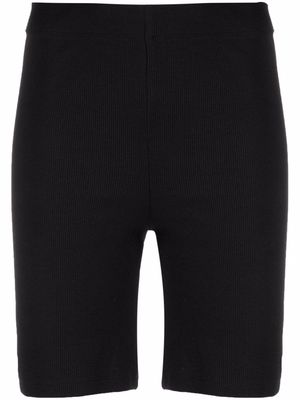 Calvin Klein Jeans logo-embroidered cycling shorts - Black