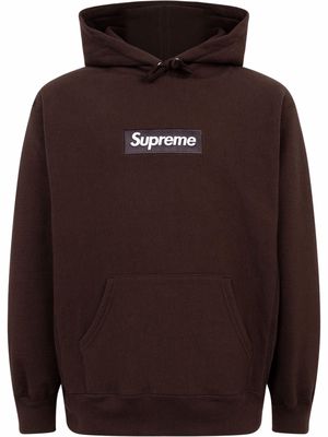 Supreme box logo hoodie - Brown