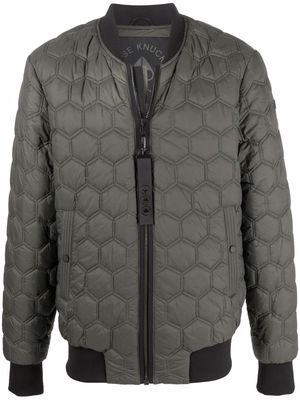 Moose Knuckles quilted bomber jacket - Green