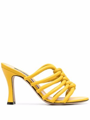 Sergio Rossi Sr Alicudi knot-detail sandals - Yellow