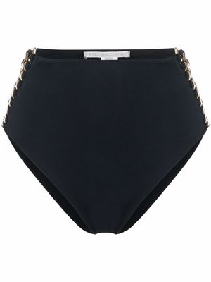 Stella McCartney chain link-trim bikini bottoms - Black