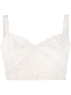 Loulou cropped top - White
