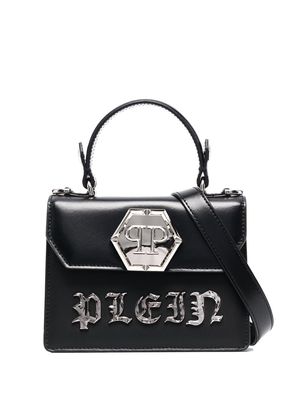 Philipp Plein small Gothic Plein Handle bag - Black