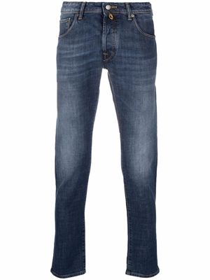 Incotex low-rise straight-leg jeans - Blue