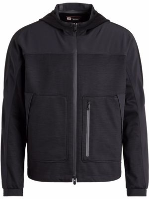 Z Zegna hooded lightweight wool jacket - Black