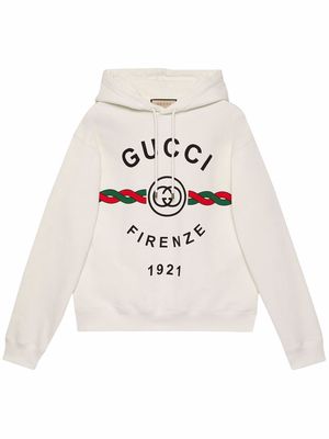Gucci Firenze 1921 hoodie - White