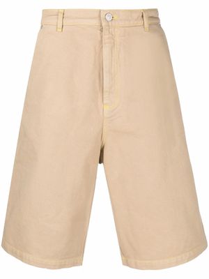 Kenzo logo-patch Bermuda shorts - Neutrals