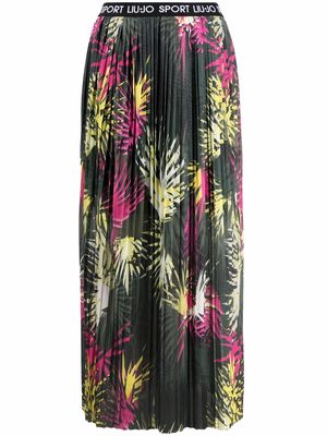 LIU JO tropical print skirt - Black
