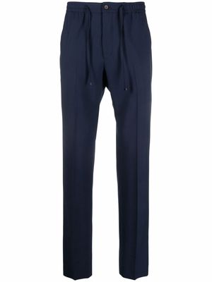 Corneliani mid-rise slim-fit trousers - Blue