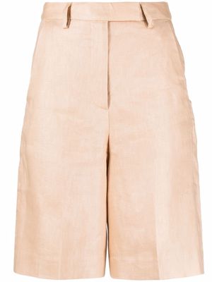 REMAIN tailored linen shorts - Neutrals