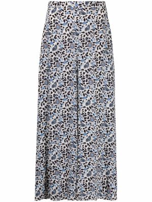 Zadig&Voltaire Judith floral maxi skirt - White