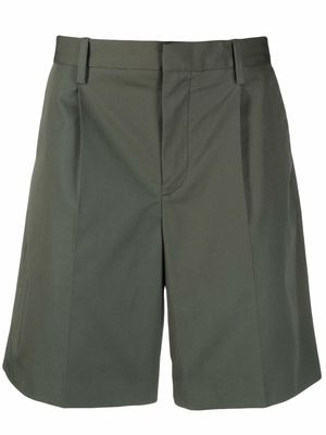 A.P.C. mid-rise cotton chino shorts - Green