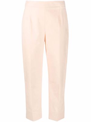 Boutique Moschino high-waisted crop trousers - Neutrals