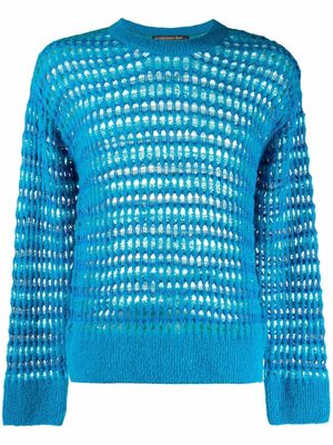 Andersson Bell crochet-knit jumper - Blue