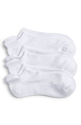 Nordstrom 3-Pack Cushion Tab Ankle Socks in White
