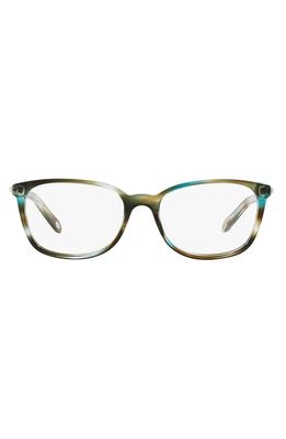 Tiffany & Co. 53mm Optical Glasses in Ocean Havana