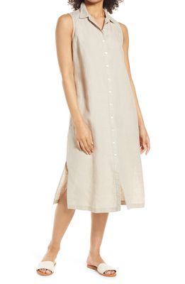 Tommy Bahama Tommy Bahaha Two Palms Linen Shirtdress in Natural