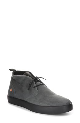 Softinos by Fly London Rafa Chukka Boot in Grey Slate Silky Leather