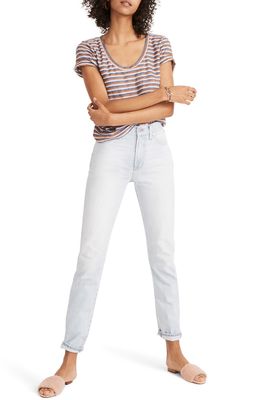 Madewell Perfect Vintage Step Hem Jeans in Fitzgerald Wash